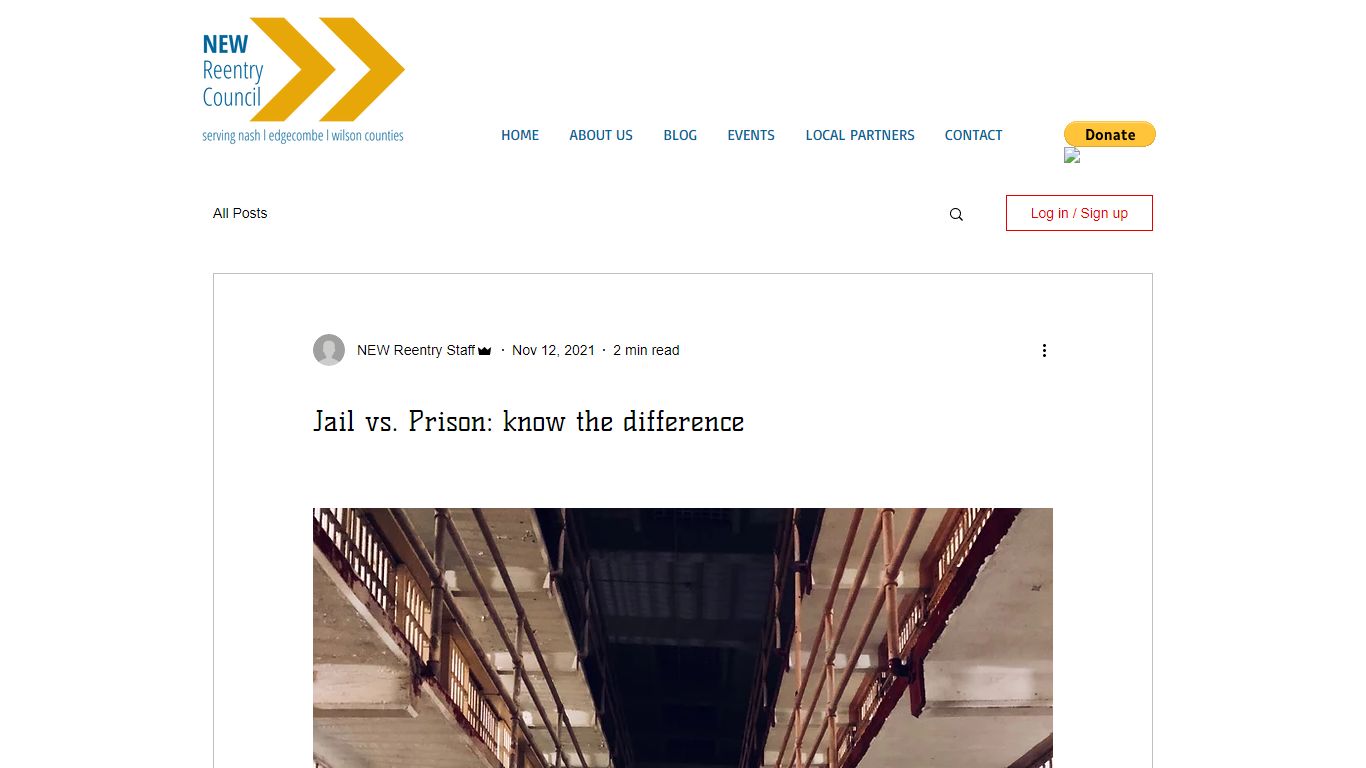 Jail vs. Prison: know the difference - ncreentry